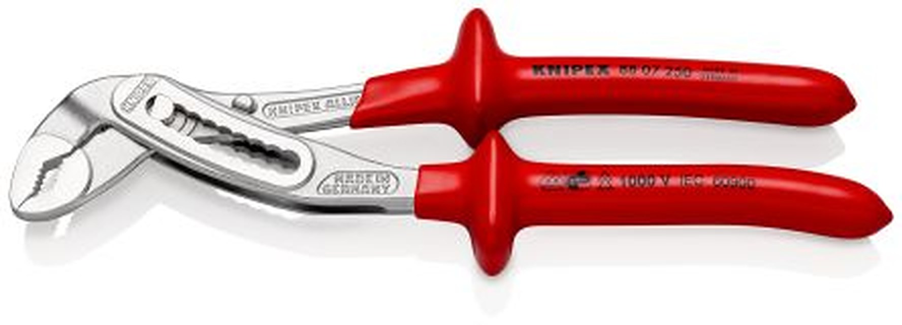Knipex Alligator® 1-Piece Water Pump Plier, 250 mm Overall VDE/1000V Approved, 46mm Jaw