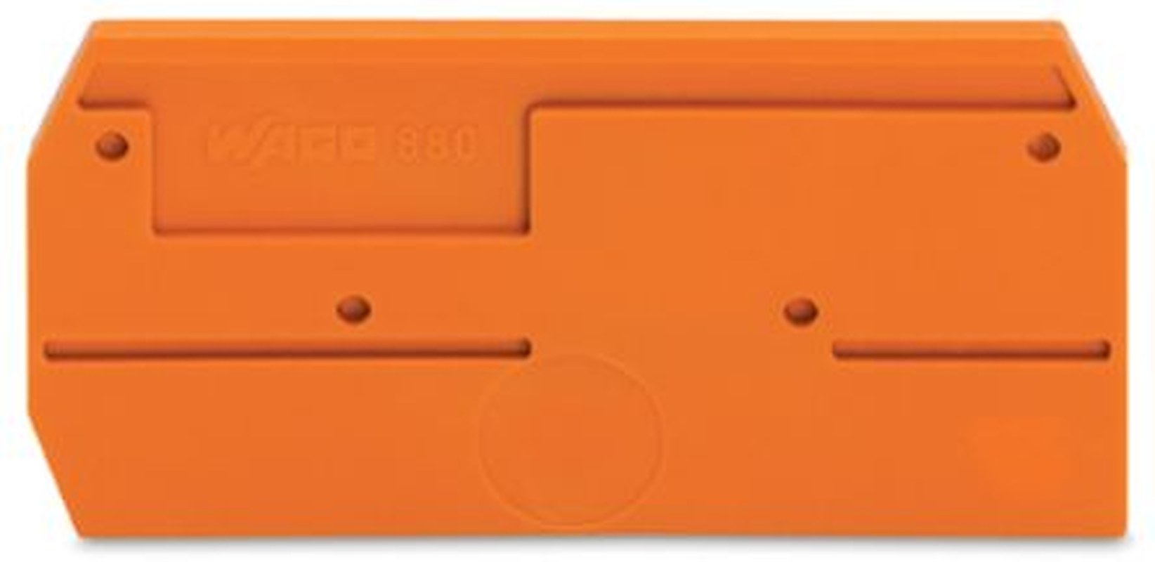 WAGO 880 Series End & Intermediate Plate for Use with Rail Mount Terminal Blocks