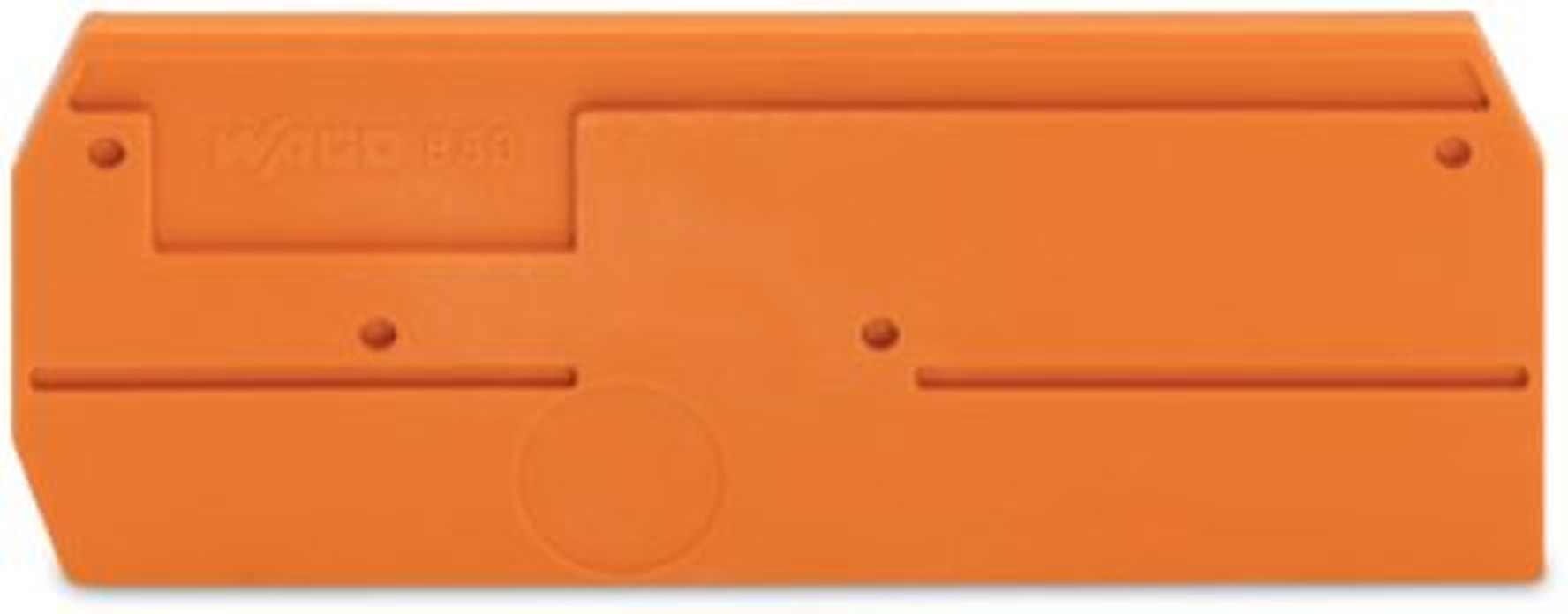 WAGO 880 Series End & Intermediate Plate for Use with Rail Mount Terminal Blocks