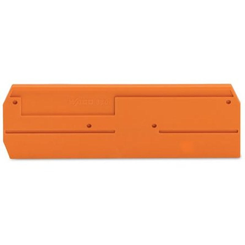 WAGO 880 Series End & Intermediate Plate for Use with Rail Mount Terminal Blocks