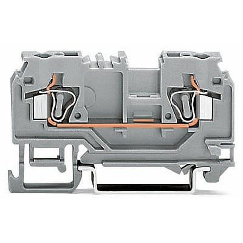 WAGO 880-901-1 880 Series Terminal Block Grey, 4mm², 2-Level, Cage Clamp