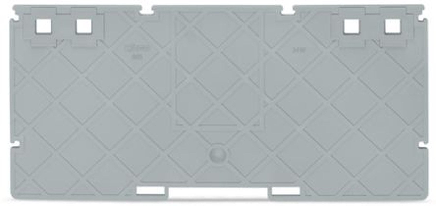 WAGO 885 Series Plate for Use with Rail Mount Terminal Blocks
