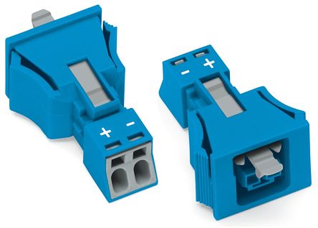 WAGO 890 Series Snap-in Connector Female, 2-Pole, 16A, 2-Way, IP40