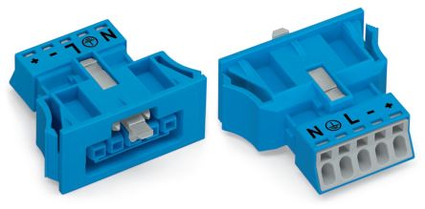 WAGO 890 Series Snap-in Connector Female Push-in, 5-Pole, 16A, 5-Way, IP40