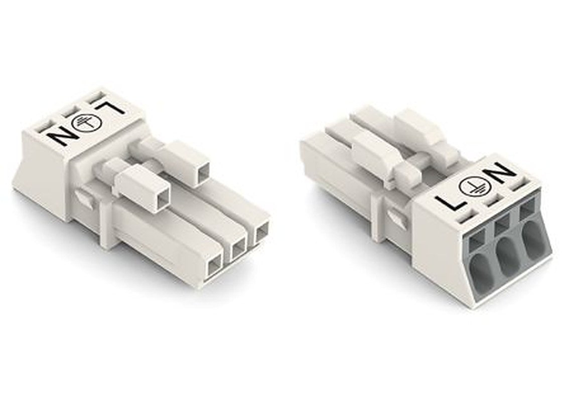 WAGO 890 Series Plug-in Connector Female, 3-Pole, 16A, 3-Way, IP20, IP40