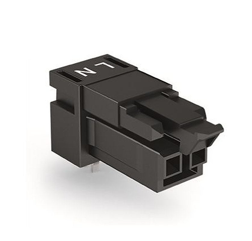 WAGO 890 Series PCB Connector Female Cage Clamp, 2-Pole, 16A, 2-Way, IP20
