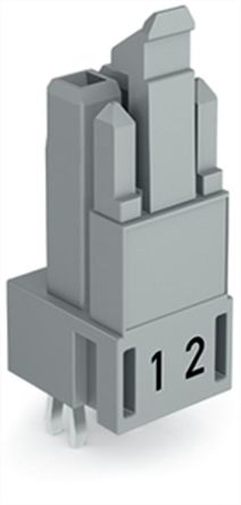 WAGO 890 Series Straight Snap-in PCB Socket, 2-Contact, 1 Row, 4.4 mm Pitch Cage Clamp