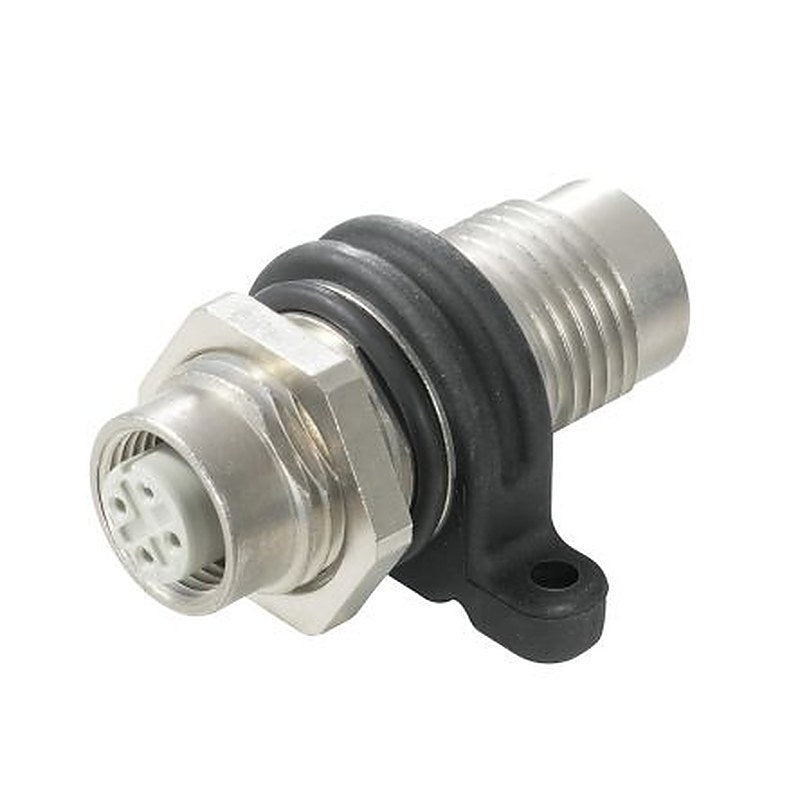 Weidmüller Connector, 4 Contacts, M12 Connector, Socket, IP67, IE Series