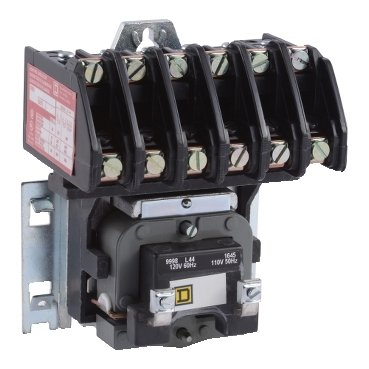 NEMA Lighting Contactor, Type L, 30A, 6 pole, 600VAC, 120VAC coil, open type [TAA] (NEMA Lighting Contactor Type L) is a Schneider Electric product. Designed for reliable performance and long service life. Available across Iraq — contact us for pricing and delivery options.
