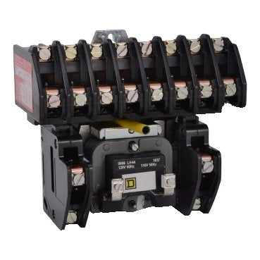 NEMA Lighting Contactor, Type L, 30A, 10 pole, 600VAC, 480VAC coil, open type [TAA] (NEMA Lighting Contactor Type L) is a Schneider Electric product. Designed for reliable performance and long service life. Available across Iraq — contact us for pricing and delivery options.