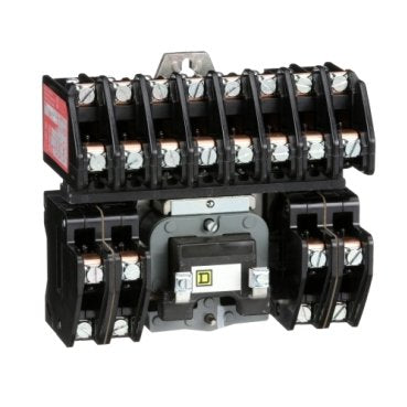Contactor, Type L, multipole lighting, electrically held, 30A, 12 pole, 600V, 277VAC 60Hz coil, open style [TAA] (Contactor Type L) is a Schneider Electric product. Designed for reliable performance and long service life. Available across Iraq — contact us for pricing and delivery options.