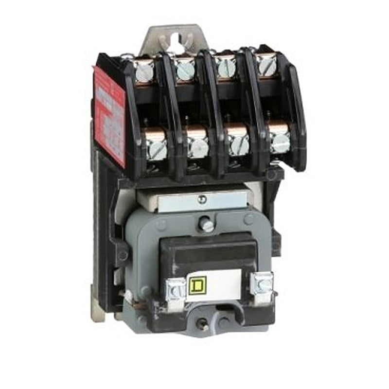 Contactor, Type L, multipole lighting, electrically held, 30A, 4 pole, 600V, 110/120VAC 50/60Hz coil, open style [TAA] (Contactor Type L) is a Schneider Electric product. Designed for reliable performance and long service life. Available across Iraq — contact us for pricing and delivery options.