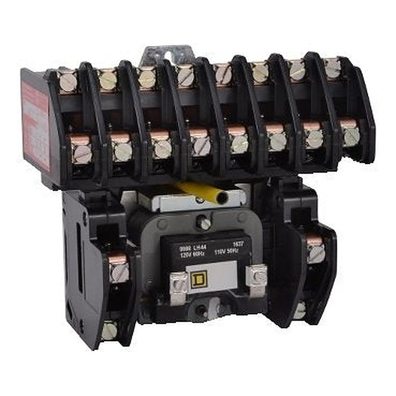 NEMA Lighting Contactor, Type L, 30A, 10 pole, 600VAC, 480VAC coil, open type [TAA] (NEMA Lighting Contactor Type L) is a Schneider Electric product. Designed for reliable performance and long service life. Available across Iraq — contact us for pricing and delivery options.