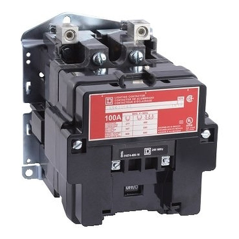 lighting contactor, electrically held, 100 A, 4 pole, open, 240/220V 60/50Hz [TAA] (lighting contactor electrically held) is a Schneider Electric product. Designed for reliable performance and long service life. Available across Iraq — contact us for pricing and delivery options.