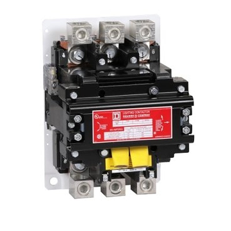 Contactor, Type S, multipole lighting, electrically held, 300A, 3 pole, 110/120 VAC 50/60 Hz coil, open style [TAA] (Contactor Type S) is a Schneider Electric product. Designed for reliable performance and long service life. Available across Iraq — contact us for pricing and delivery options.