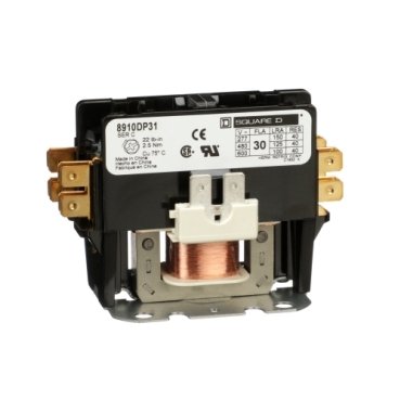Contactor, Definite Purpose, 30A, 1 pole, 24/24VAC 50/60Hz coil, open (Contactor Definite Purpose) is a Schneider Electric product. Designed for reliable performance and long service life. Available across Iraq — contact us for pricing and delivery options.