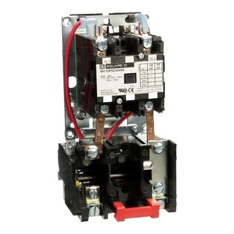 NEMA starter, Definite Purpose, 30A, 5HP at 240VAC, 1 phase, 2 pole, melting alloy, 208V to 240VAC coil, open (NEMA starter Definite Purpose) is a Schneider Electric product. Designed for reliable performance and long service life. Available across Iraq — contact us for pricing and delivery options.