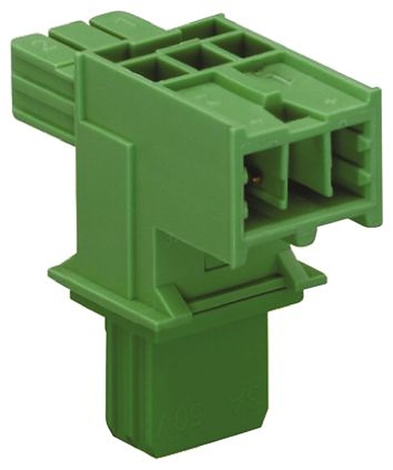 WAGO Distribution Block Male/Female, 2-Pole, 3A, 2-Way