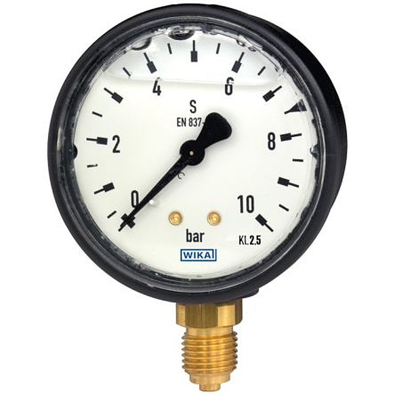 WIKA G 1/4 Pressure Gauge, 63 mm, 40 bar