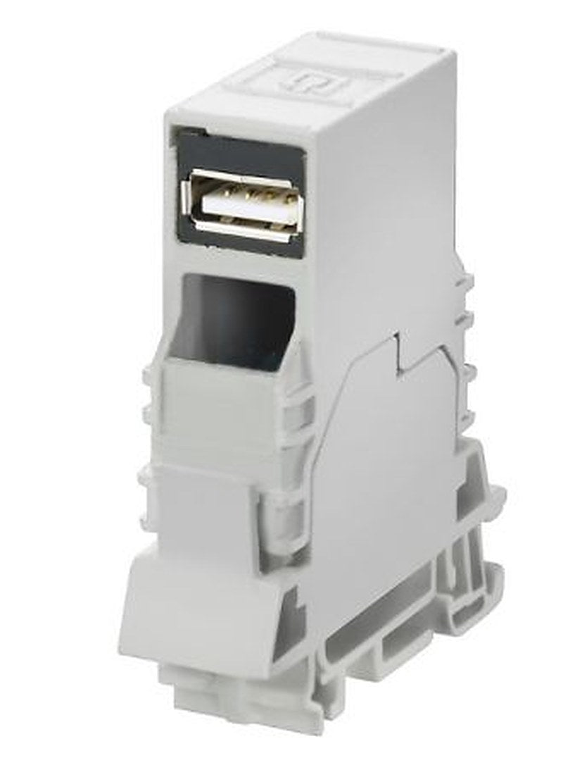 Weidmüller 2-Contact Female Interface Module, USB Connector, DIN Rail, 1A