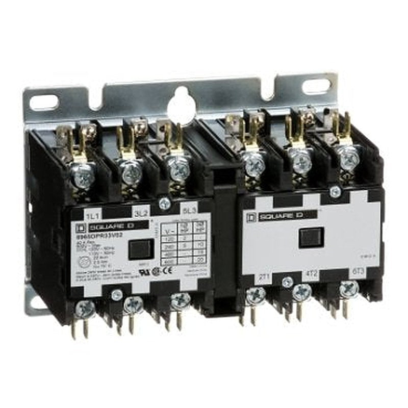 Reversing Hoist Contactor, 30A, 3 pole, 110/120VAC 50/60Hz coil, open style (Reversing Hoist Contactor 30A) is a Schneider Electric product. Designed for reliable performance and long service life. Available across Iraq — contact us for pricing and delivery options.