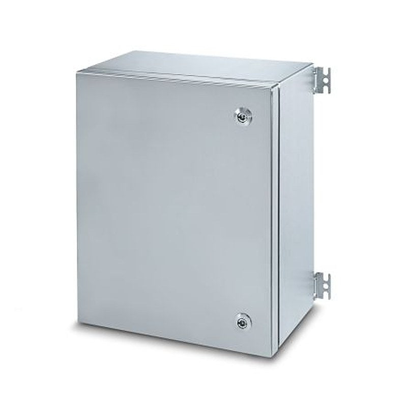 Phoenix Contact Type 30 Series Silver 316L Stainless Steel Junction Box, IECEx, ATEX, 210 mm, 300mm 300 mm