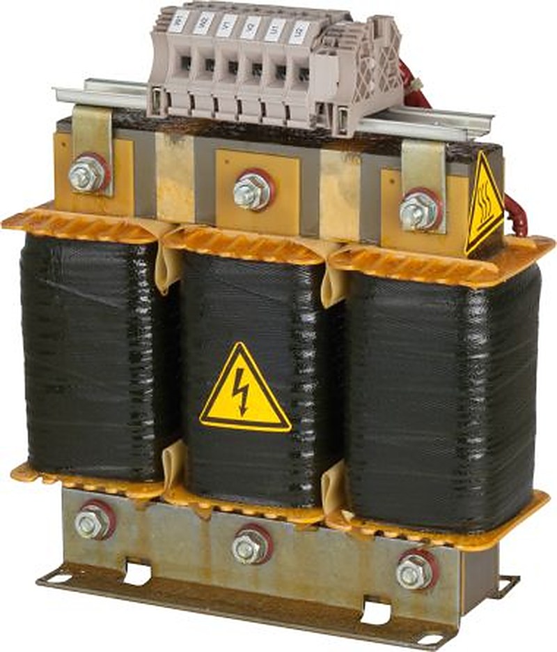 B&R, 8BVR 22 A 480V 60Hz, Wall Mount Motor Choke, Terminal 3 Phase