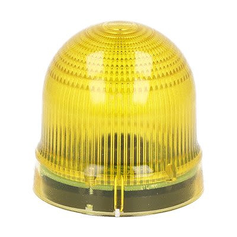Lovato 8LB6GL Series Yellow Steady, Blinking Beacon 230V ac, LED Bulb, IP54