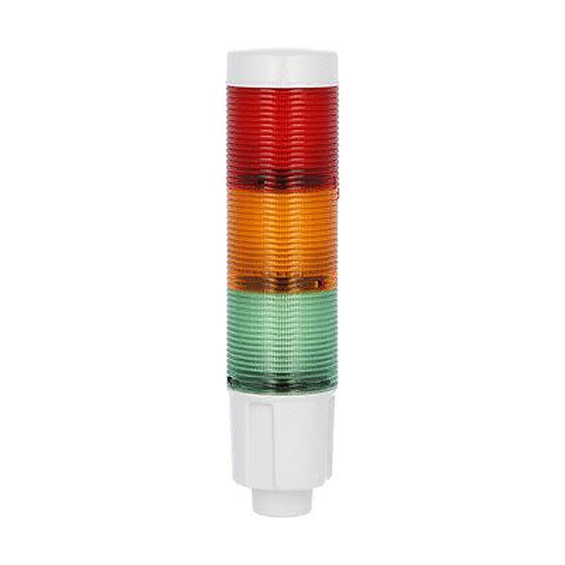 Lovato 8TL4 Series Green, Orange, Red Signal Tower, 3 Lights 24V dc