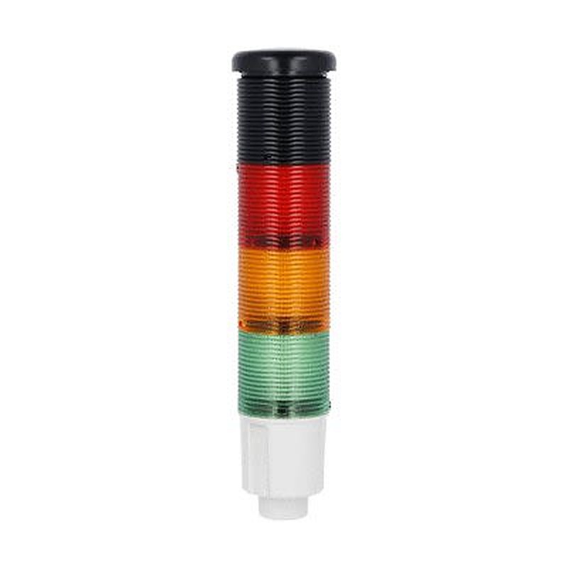Lovato 8TL4 Series Orange, Green, Red Signal Tower Electronic, 3 Lights 24V dc