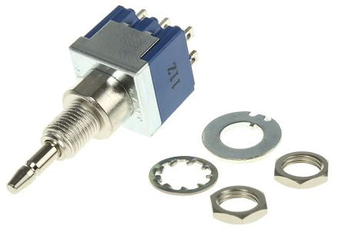 Honeywell 8N Series Miniature Push Button Switch, Panel Mount Red, DPDT, IP67