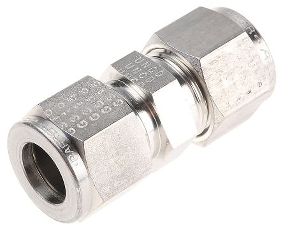 Parker Stainless Steel Pipe Fitting Union 1/2 in
