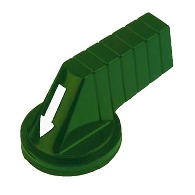 Schneider Electric Harmony 9001K Series Locking Handle, 30 mm Cutout, Green Handle