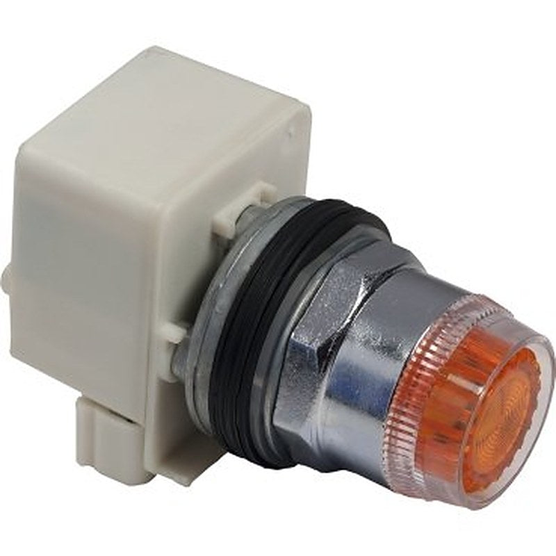 Illuminated push-button, Harmony 9001K, metal, plastic guard flush, amber, 30mm, spring return, 110-120V, 1 C/O (Illuminated push-button Harmony 9001K) is a Schneider Electric product. Designed for reliable performance and long service life. Available across Iraq — contact us for pricing and delivery options.