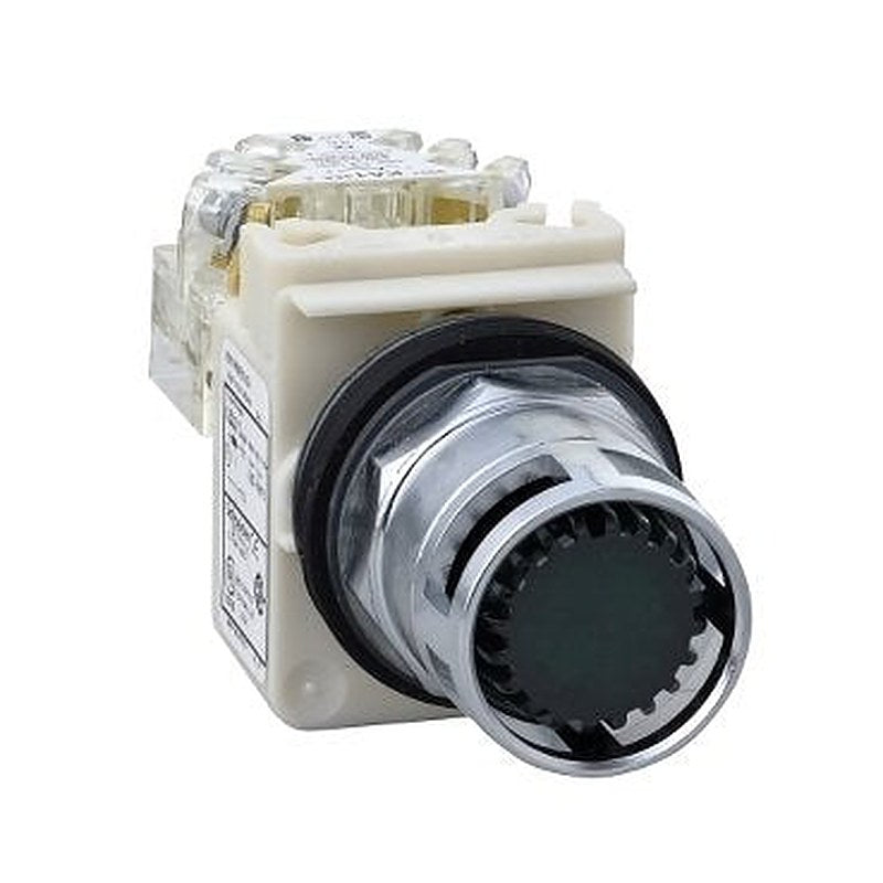 Illuminated push-button, Harmony 9001K, metal, metal guard flush, green, 30mm, spring return, 220-240V, 1 C/O (Illuminated push-button Harmony 9001K) is a Schneider Electric product. Designed for reliable performance and long service life. Available across Iraq — contact us for pricing and delivery options.
