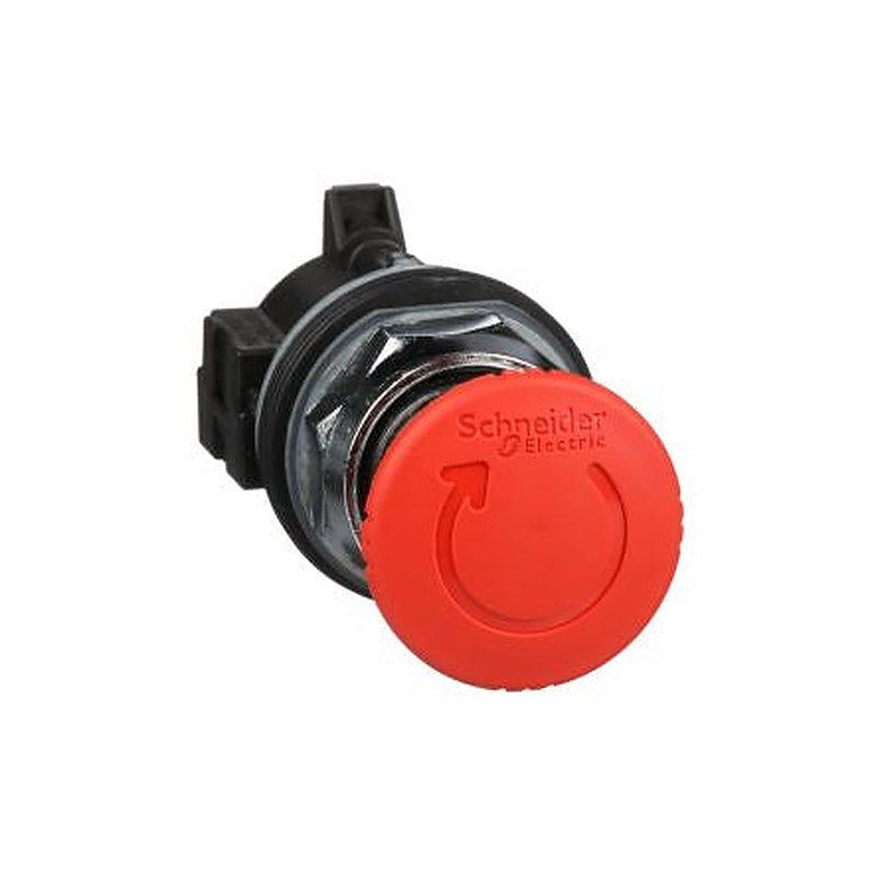 Schneider Electric Harmony Series Turn to Release Emergency Stop Push Button, Panel Mount, 30 mm Cutout, SPDT, IP66