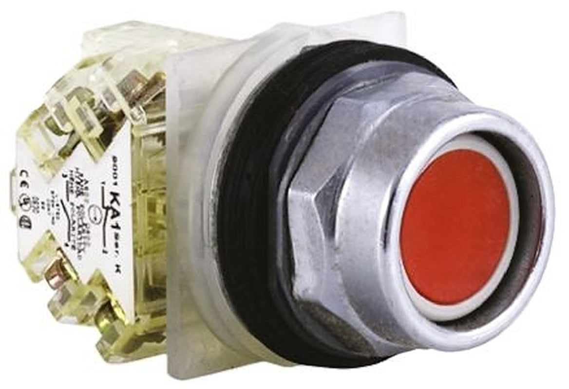 Schneider Electric Harmony 9001K Series Red Momentary Push Button Head, 30 mm Cutout, IP66