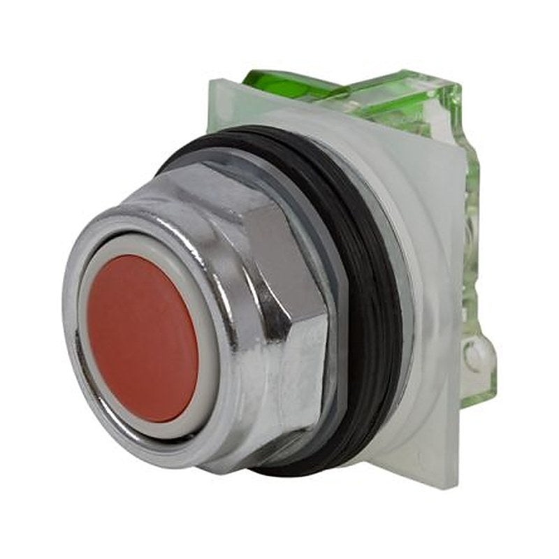 Schneider Electric Harmony Series Push Button Switch, Spring Return, Panel, 30 mm Cutout, 1 NO, IP66 600 V ac