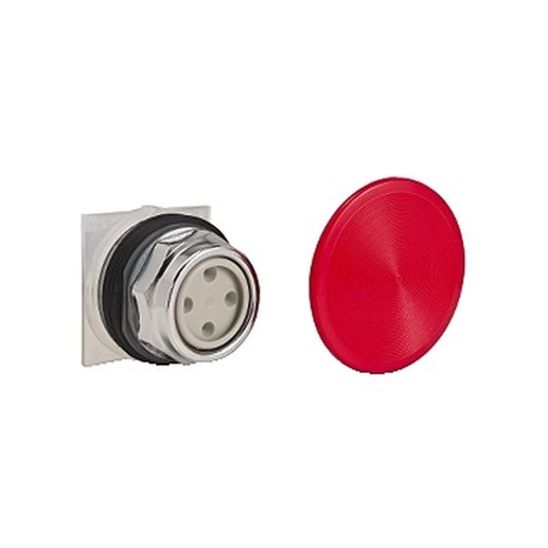 Schneider Electric Harmony 9001K Series Pushbutton, Spring Return, Panel Mount, 30 mm Cutout, 1 CO, 600 V 600 V