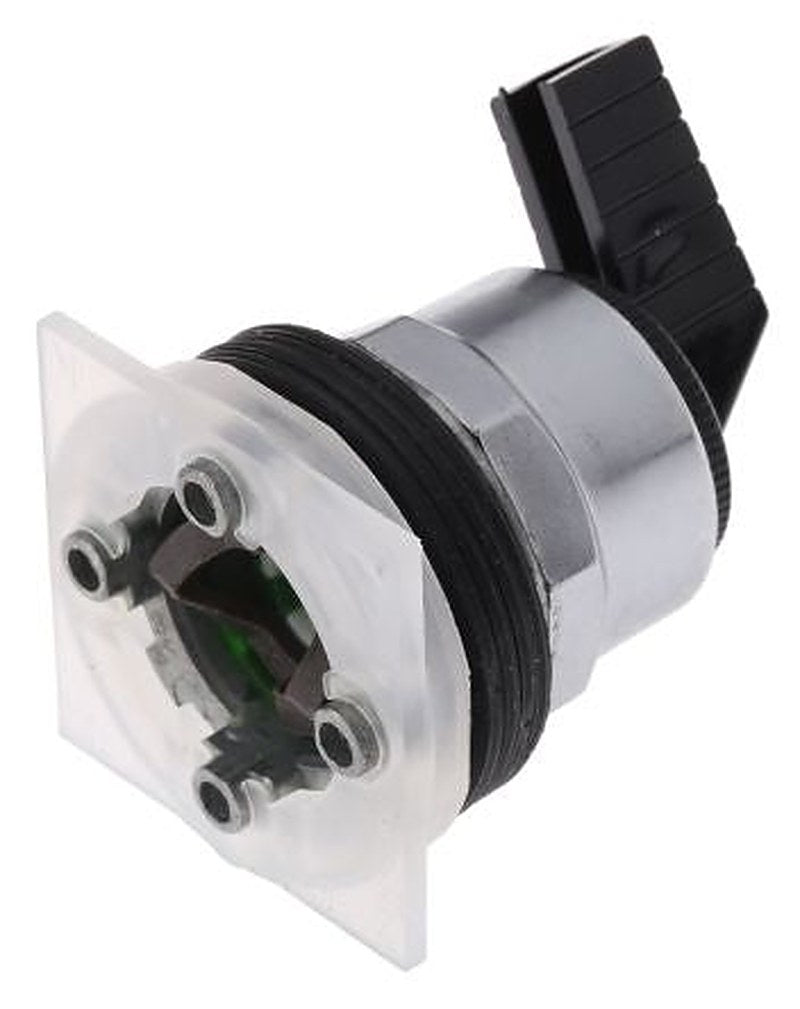 Schneider Electric Harmony Series 2 Position Selector Switch Head, 30 mm Cutout, Black Handle