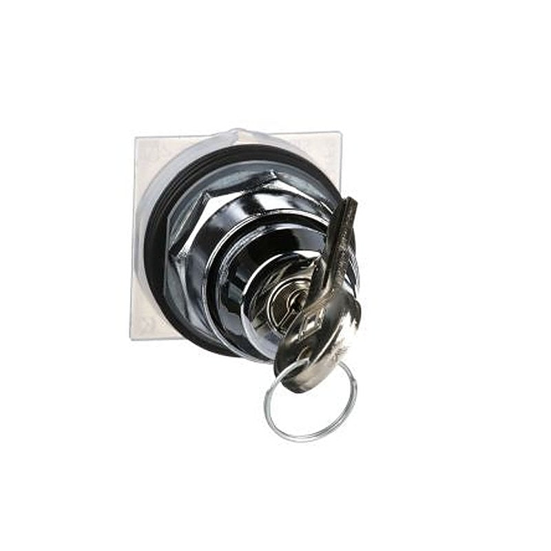 Schneider Electric Harmony Series 2 Position Selector Switch Head, 30 mm Cutout, Silver Handle, IP66