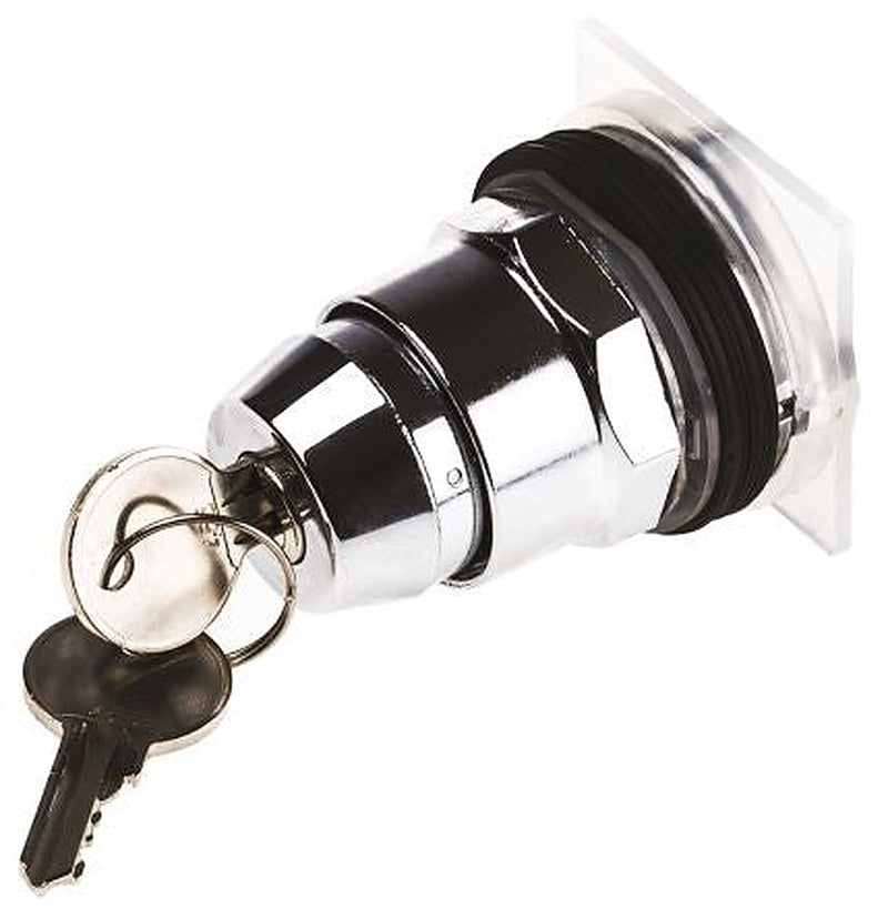 Schneider Electric Harmony 3-position Key Switch Head, Latching, 30 mm Cutout