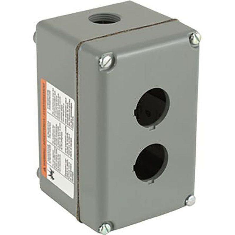 Schneider Electric Aluminium Harmony Control Station Enclosure - 2 Hole 30 mm Diameter