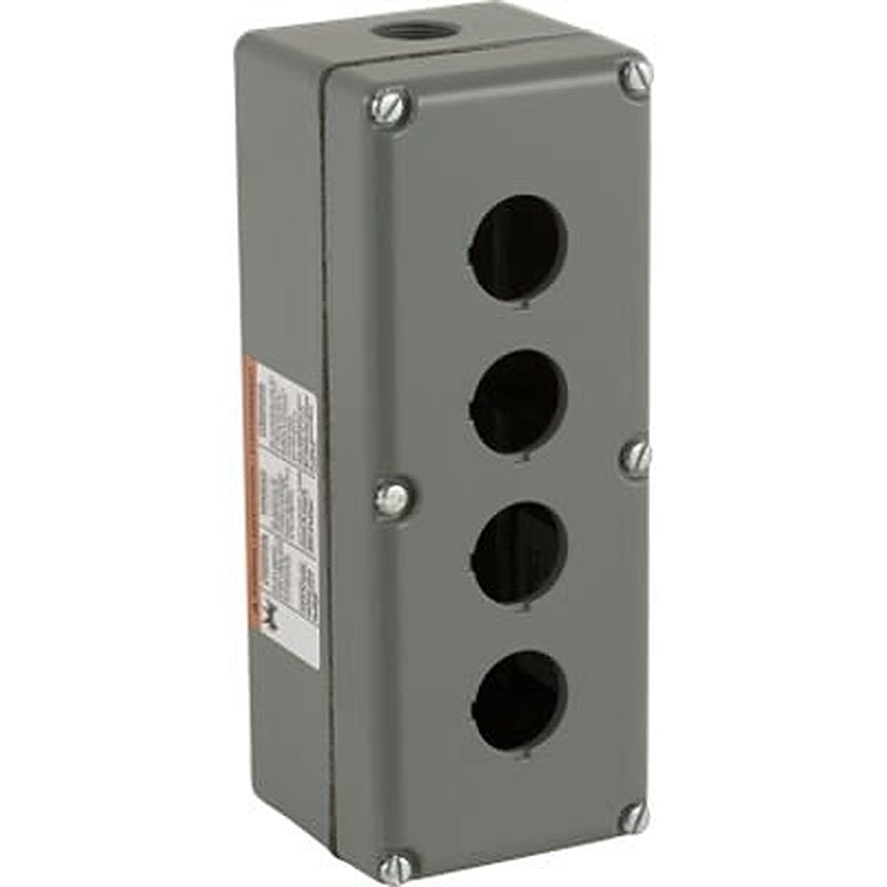 Schneider Electric Aluminium Harmony 9001K Empty Enclosure - 4 Hole 30 mm Diameter