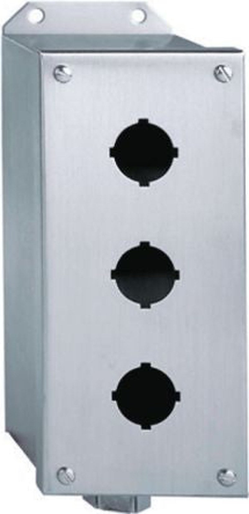 Schneider Electric Stainless Steel Harmony 9001K Push Button Enclosure - 1 Hole 30 mm Diameter