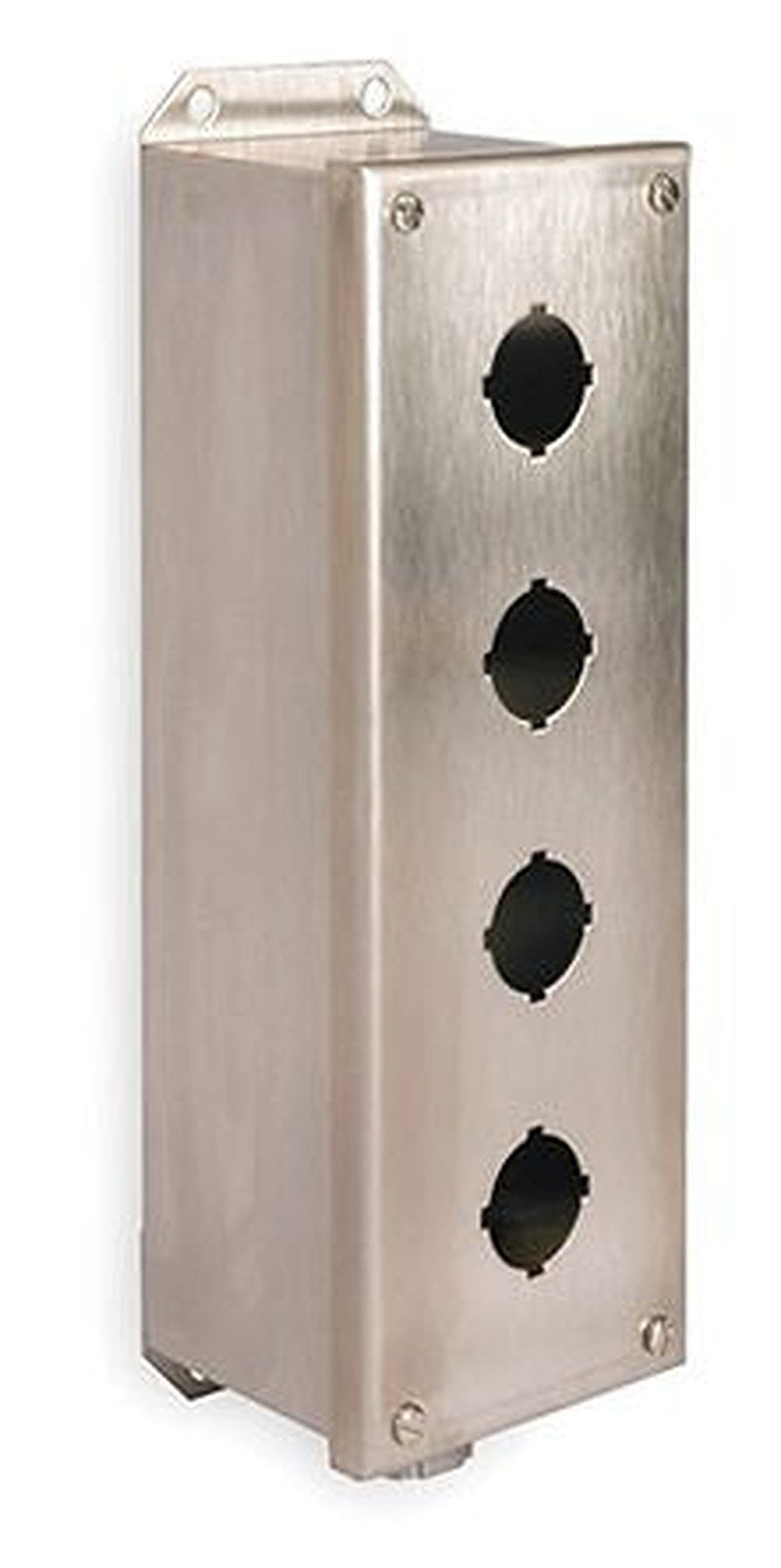 Schneider Electric Stainless Steel Harmony Push Button Enclosure - 4 Hole 30 mm Diameter