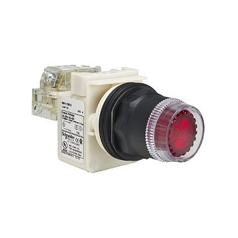 Illuminated push-button, Harmony 9001SK, plastic, plastic guard flush, red, 30mm, spring return, 110-120V, 1 C/O (Illuminated push-button Harmony 9001SK) is a Schneider Electric product. Designed for reliable performance and long service life. Available across Iraq — contact us for pricing and delivery options.