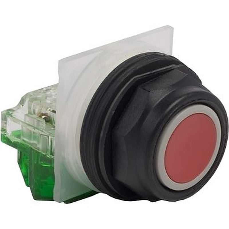 Push-button, Harmony 9001SK, plastic, flush, red, 30mm, spring return, 1 NO (Push-button Harmony 9001SK) is a Schneider Electric product. Designed for reliable performance and long service life. Available across Iraq — contact us for pricing and delivery options.