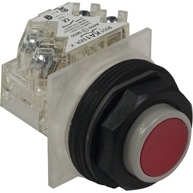Push-button, Harmony 9001SK, plastic, projecting, red, 30mm, spring return, 1 C/O (Push-button Harmony 9001SK) is a Schneider Electric product. Designed for reliable performance and long service life. Available across Iraq — contact us for pricing and delivery options.