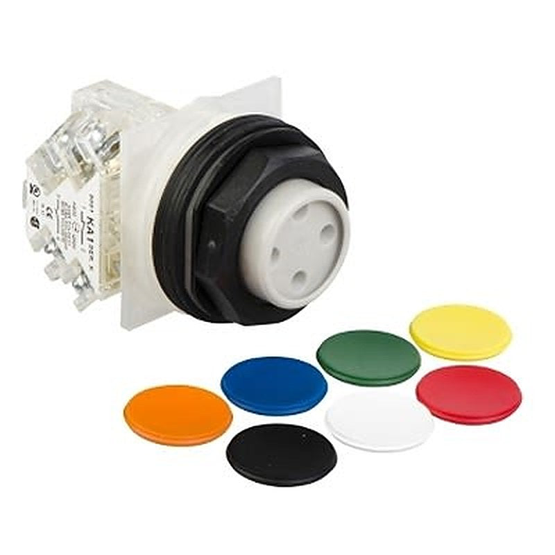 Schneider Electric Harmony 9001SK Series Pushbutton, Spring Return, Panel Mount, 1 CO, IP65, IP66